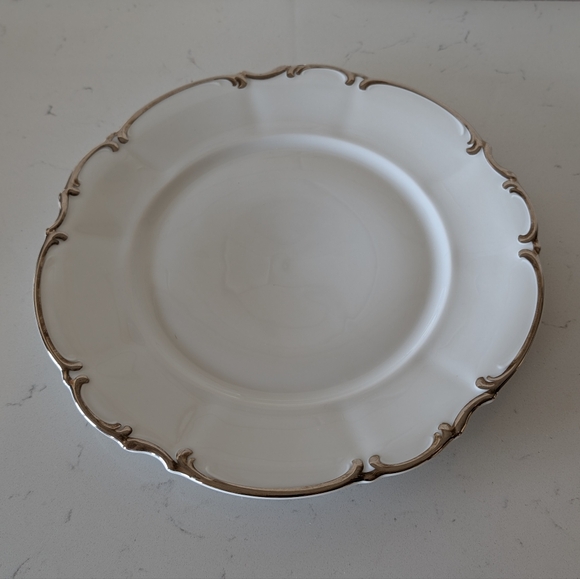 Hutschenreuther Selb Platinum Trim Porcelain Salad Plate Size 7.75